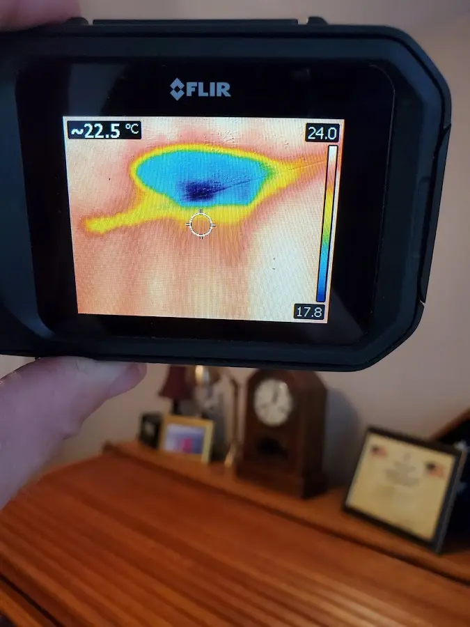 Thermal imaging inspection for water damage in Long Grove